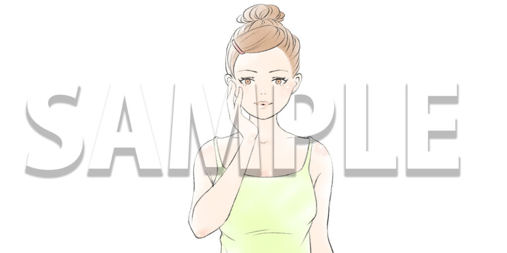 【無料】スキンケア系イラスト