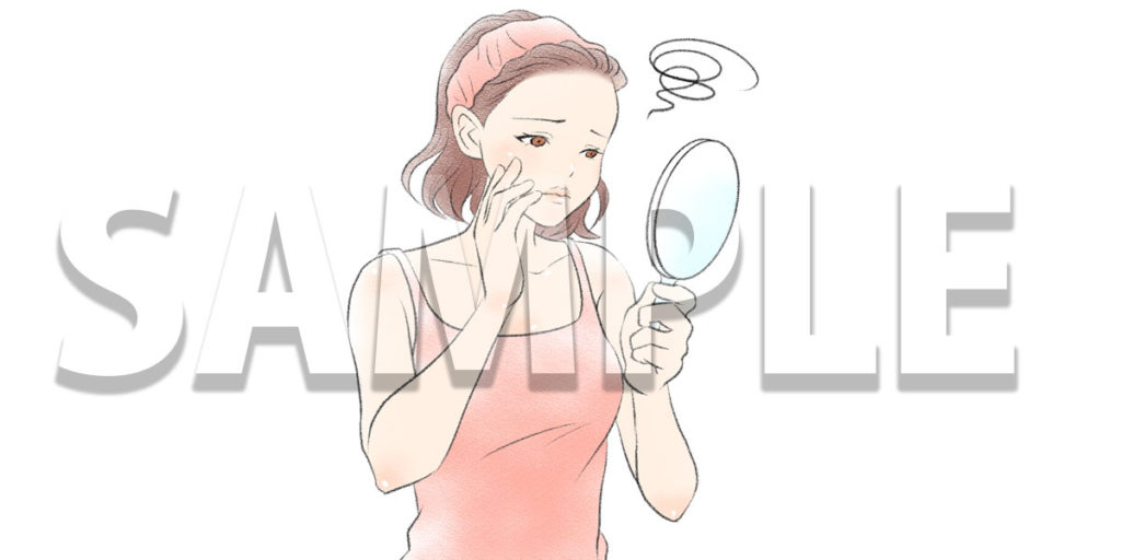 【無料】スキンケアイラスト