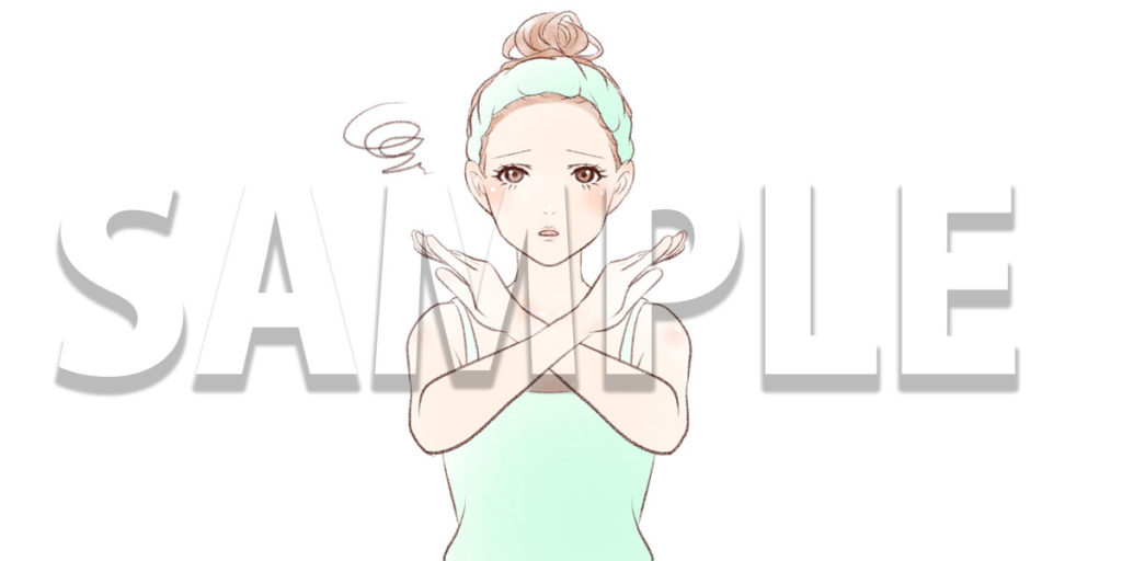 【無料】スキンケアイラスト