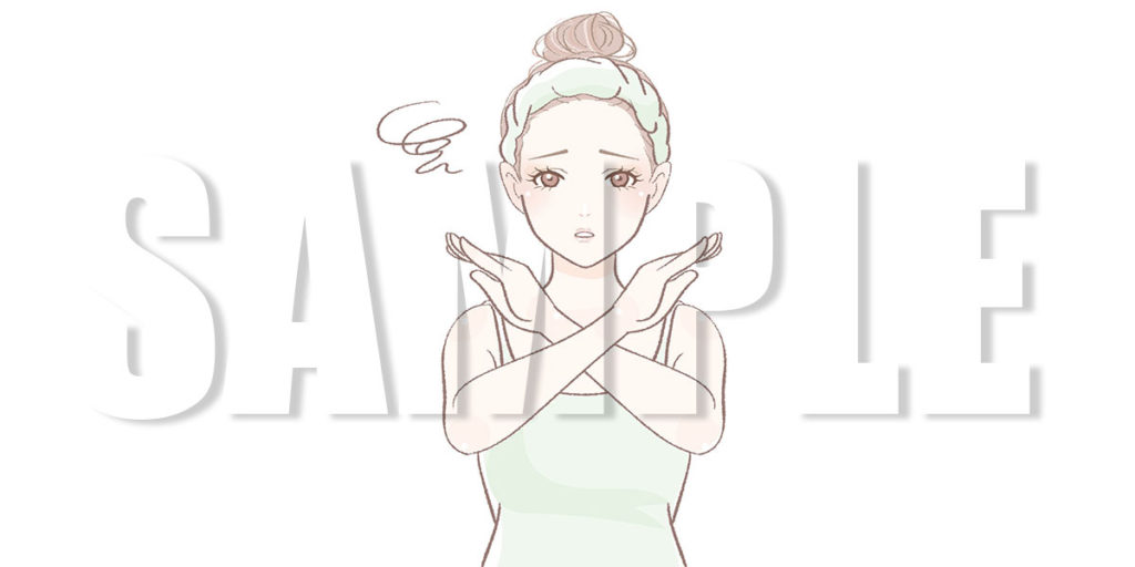 【無料】スキンケアイラスト